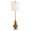 Sienna Caramel Glass Buffet Lamp, Table Lamp by Uttermost, 11" width x 36" height x 11" depth thumbnail 1
