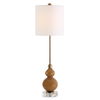Sienna Caramel Glass Buffet Lamp, by Uttermost, 11" width x 36" height x 11" depth thumbnail 1
