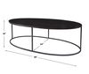Coreene Oval Coffee Table, Furniture by Uttermost, 48" width x 16" height x 24" depth thumbnail 3