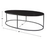 Coreene Oval Coffee Table, by Uttermost, 48" width x 16" height x 24" depth thumbnail 3