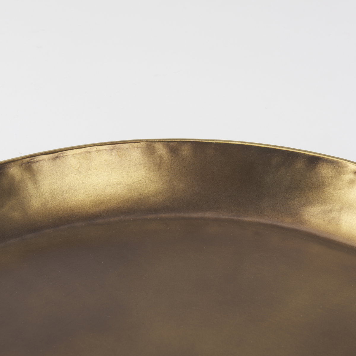 Eagan  Brass Aluminium Tray Large, Decorative Tray by Mercana, 24" length x 24" width x 2" height View 5