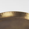 Eagan  Brass Aluminium Tray Large, Decorative Tray by Mercana, 24" length x 24" width x 2" height thumbnail 5