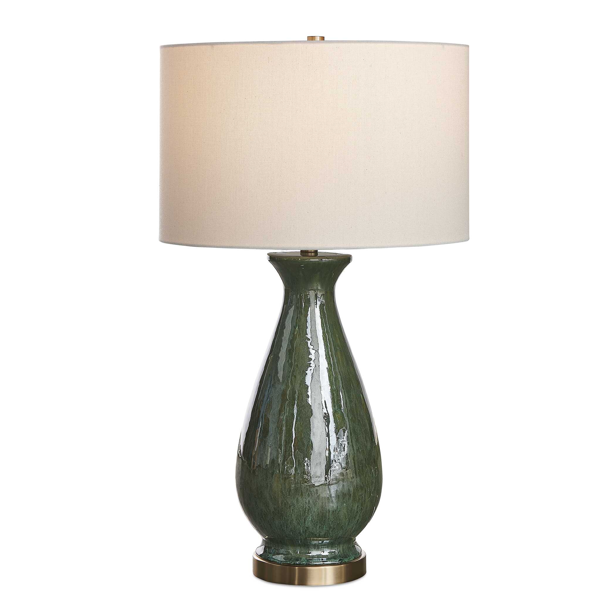 Colestin Deep Green Table Lamp large image 