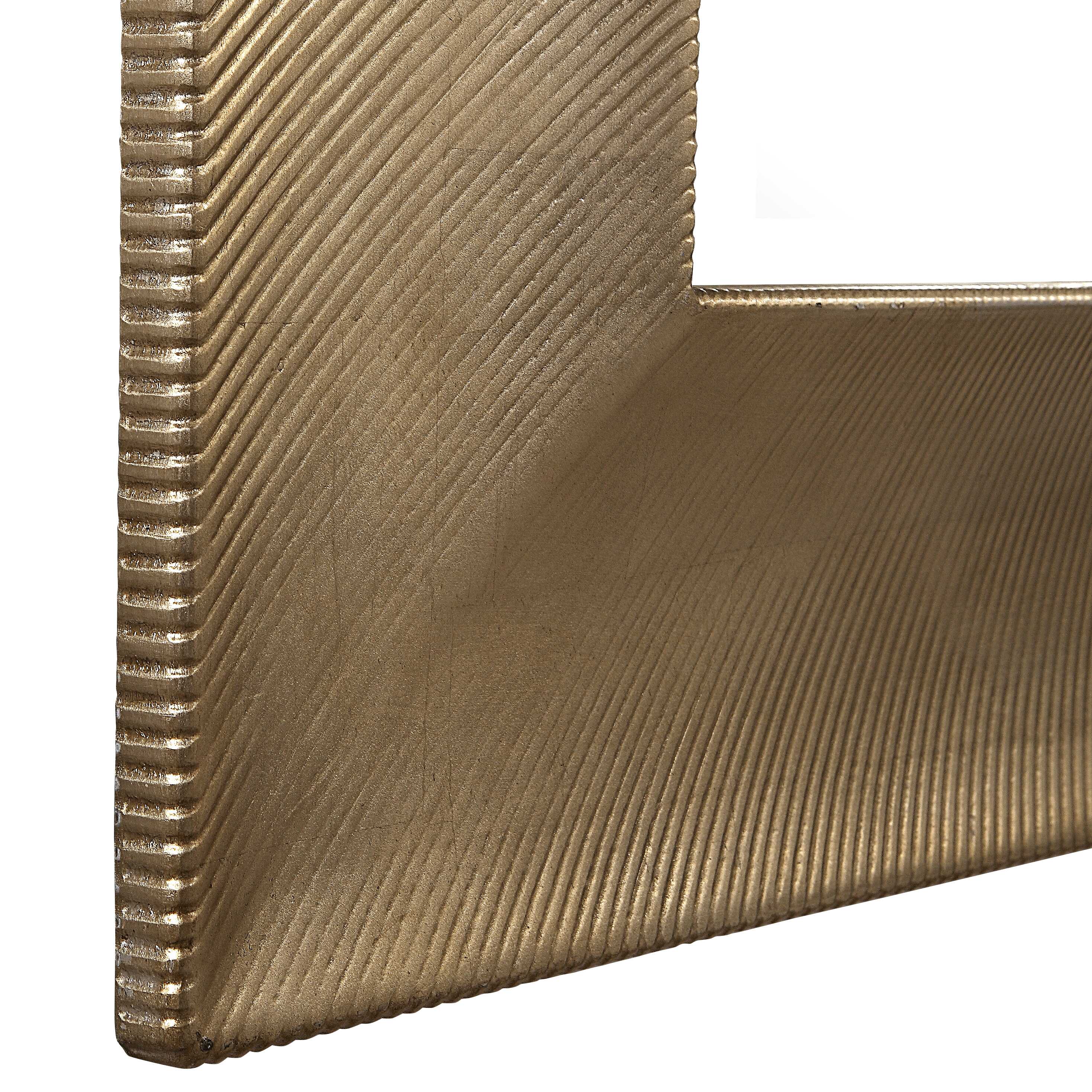 Valenton Large Champagne Mirror large image 