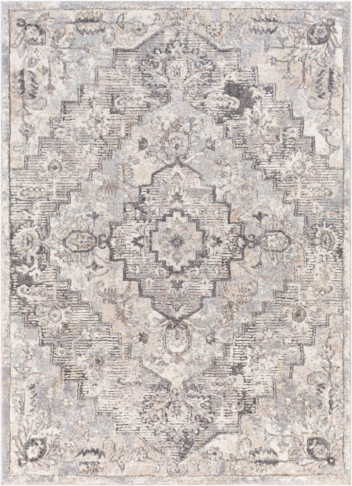 Tuscany Machine Woven Rug, by Surya, 1'3.75" length x 1'3.75" width