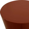 Hepler Gloss Terracotta Drink Table, Side & End Table by Uttermost, 7" width x 25" height x 7" depth thumbnail 4