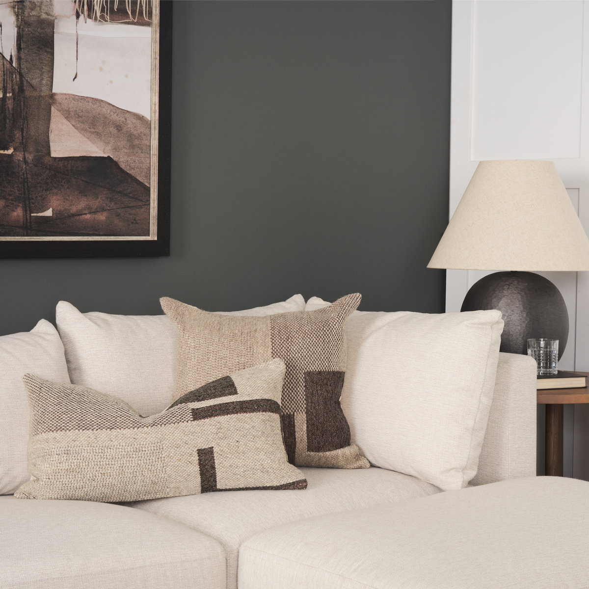 Kyle Lumbar Pillow Cover, Decorative Pillow by Mercana, 14" length x 1" width x 26" height View 4