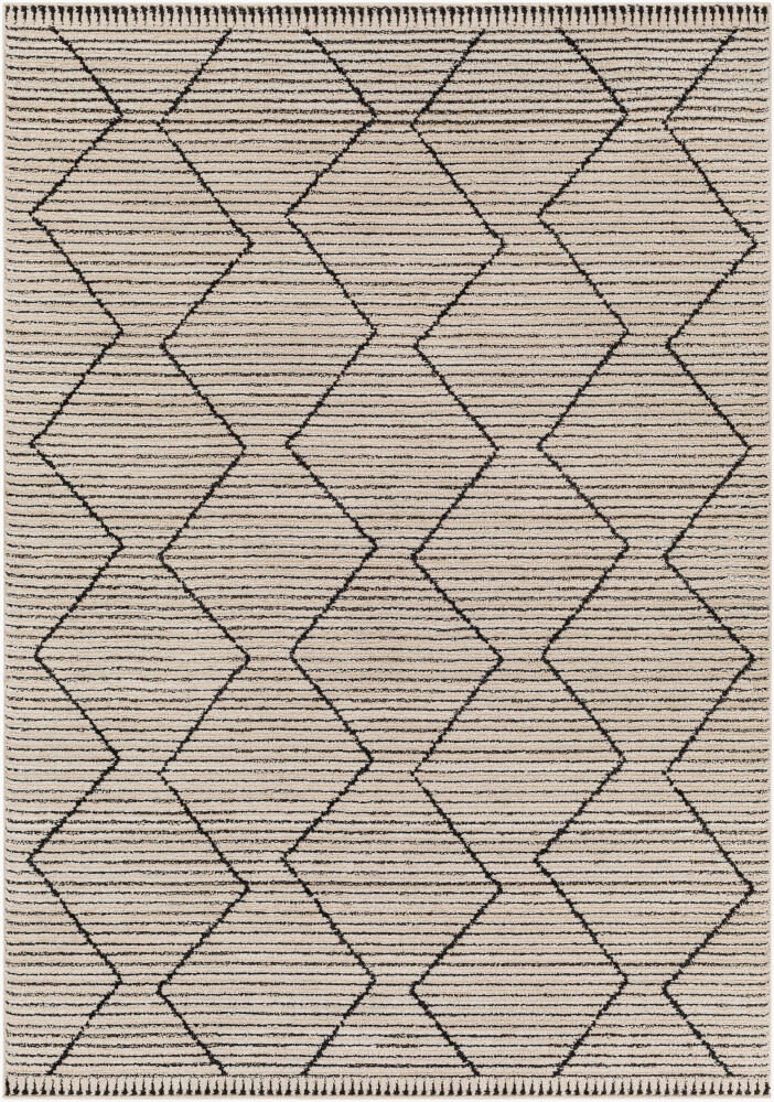 Cozy Machine Woven Rug, by Surya, 1'6" length x 1'6" width
