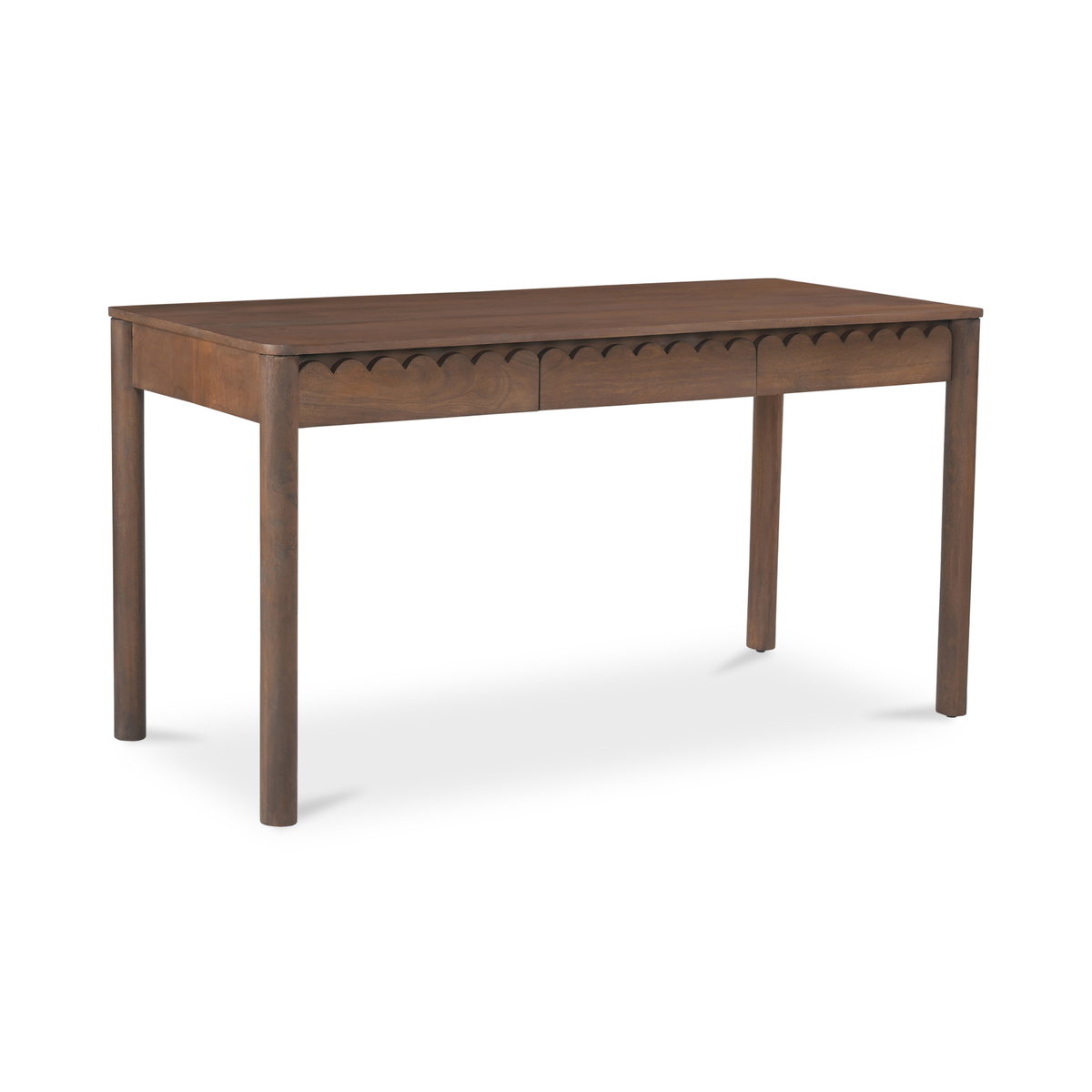 Wiley Desk Vintage Brown, by Moe's Home, 60.25" width x 30" height x 24" depth View 2