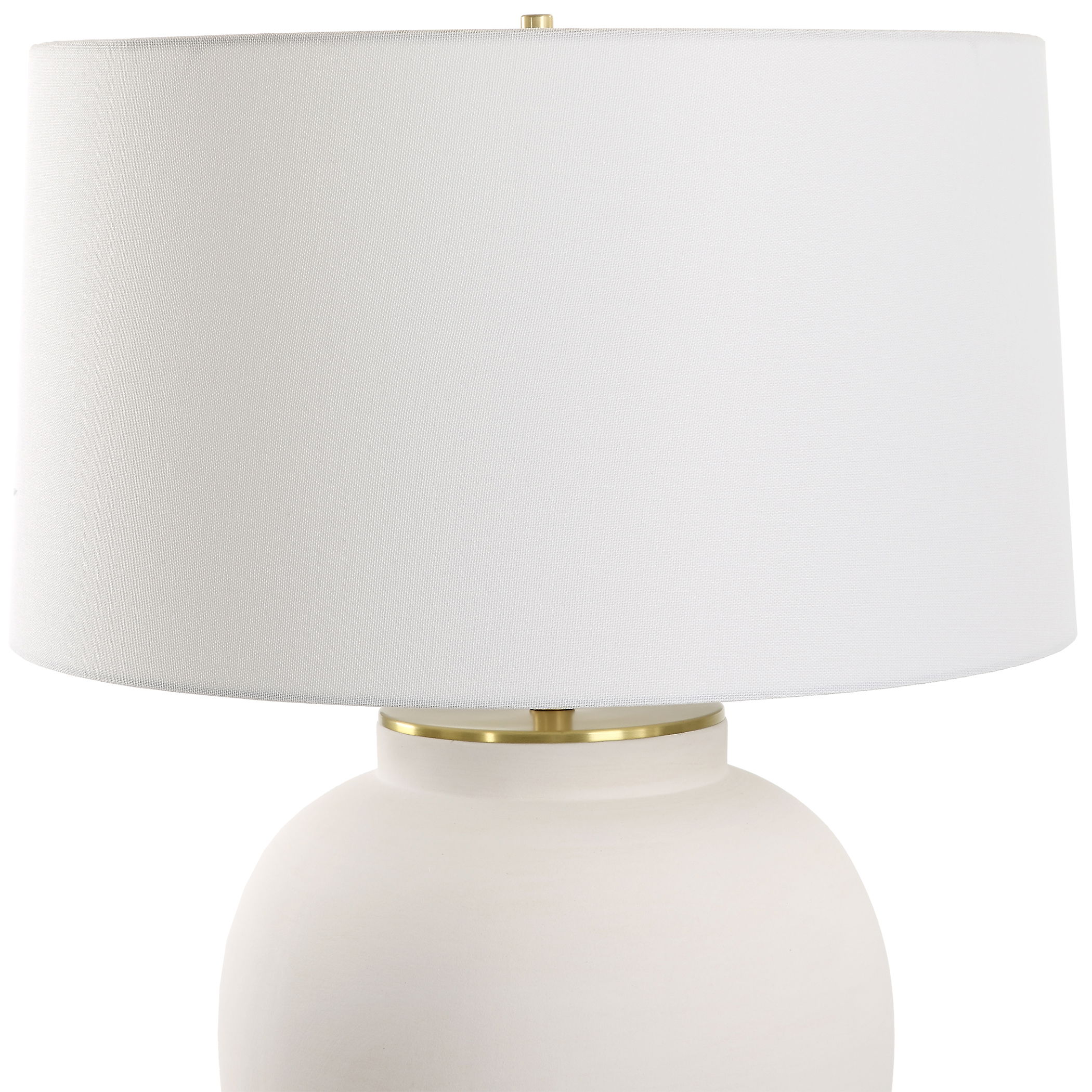 Adelaide White Table Lamp large image 