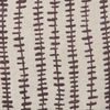 Jenna Beige with Merlot Print Linen Square Decorative Pillow Cover thumbnail 6