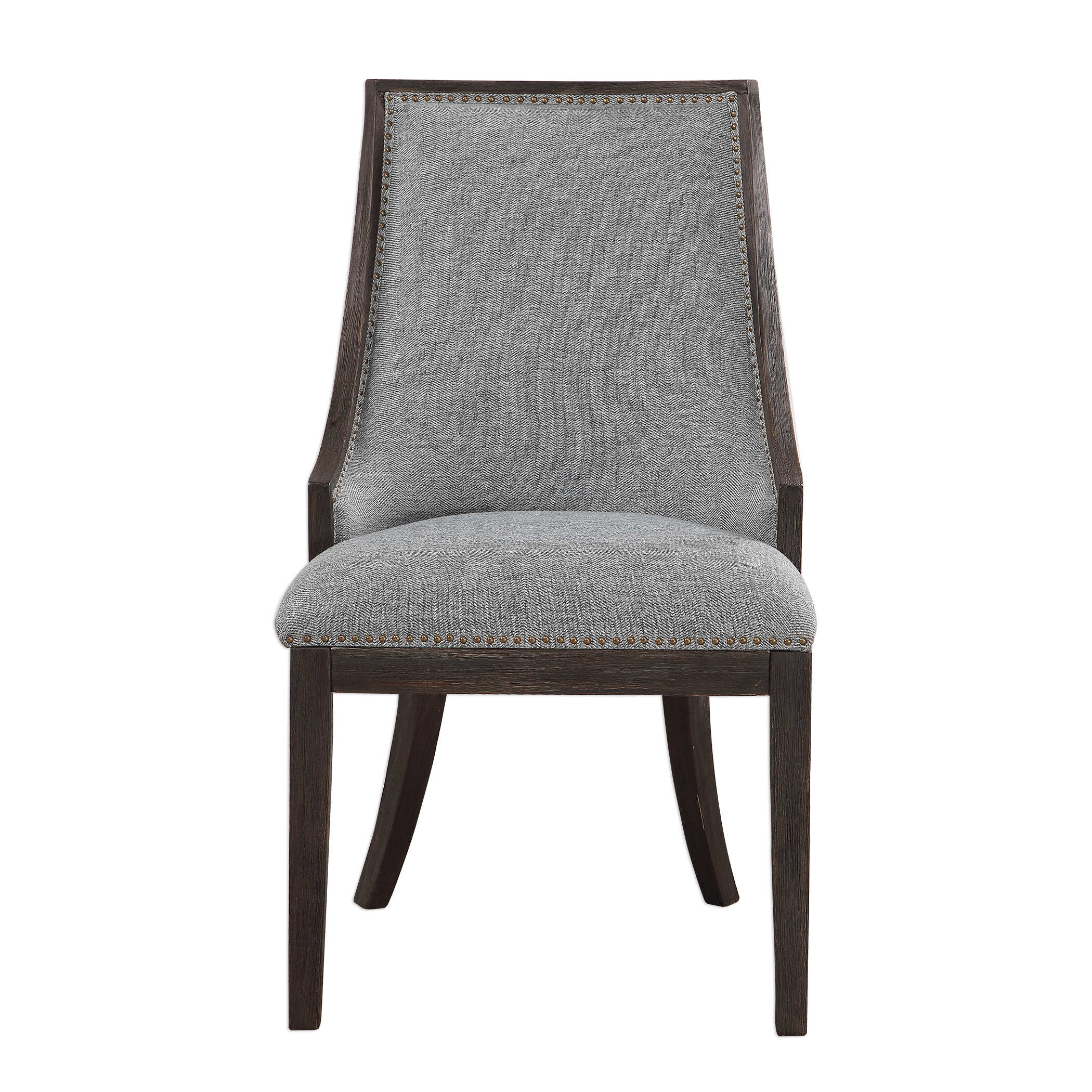 Janis Ebony Accent Chair, Furniture by Uttermost, 22.5" width x 39.5" height x 26.5" depth View 1