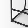 Taniel Backless 27.25in Seat Counter Stool | Brown Leather with Metal, Counter & Bar Stool by Mercana, 18" length x 16" width x 27.75" height thumbnail 13