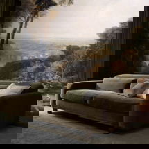 Online Designer Combined Living/Dining Turner Crossing the Brook exhibited Bespoke Mural