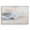 Chasing Blue Coastal Canvas Art, Painting by Uttermost, 73.7" width x 49.7" height x 1.5" depth thumbnail 1