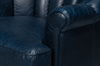 Scoth Swivel Chair In Distilled Lthr,Blu thumbnail 11