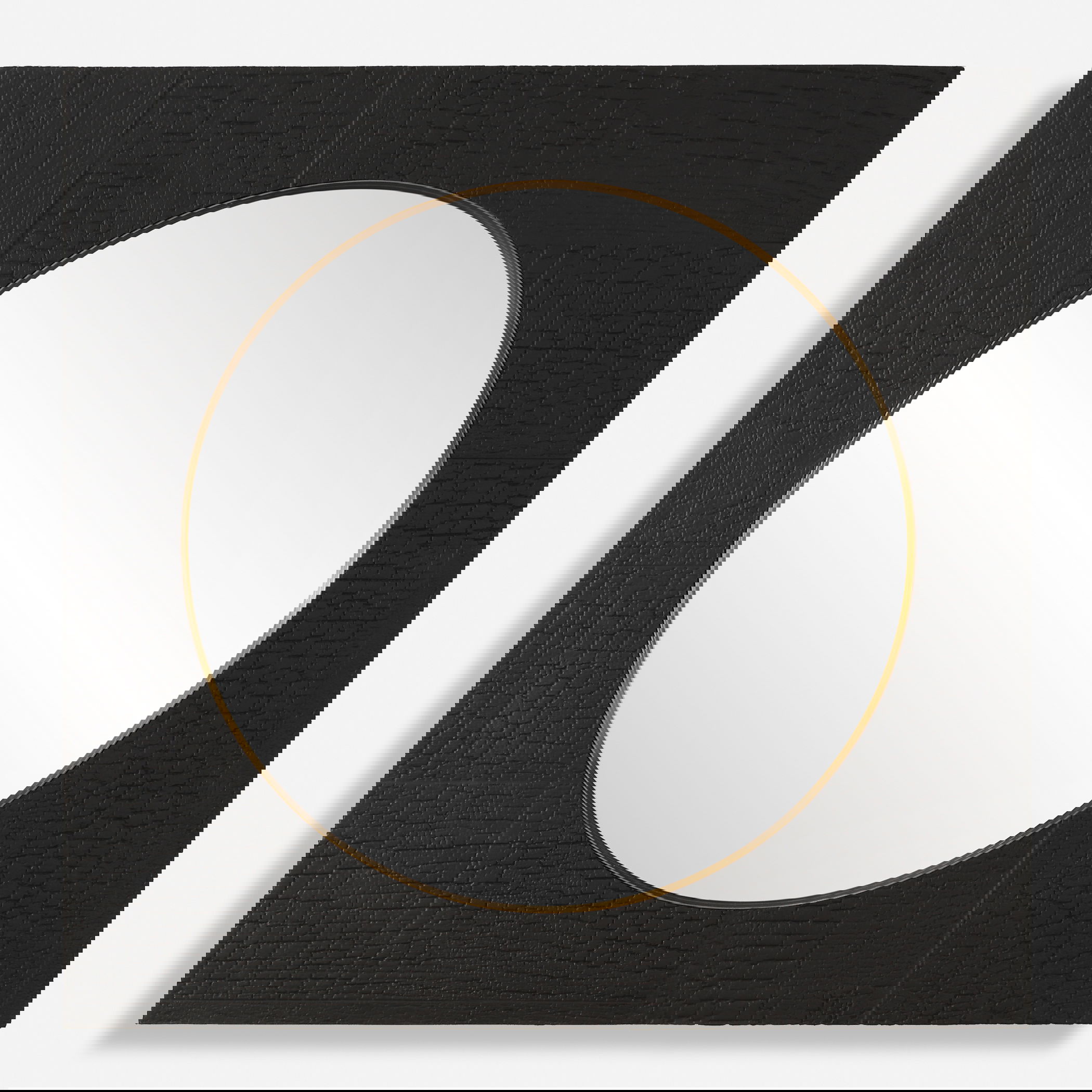 Ember Black Square Mirror, by Uttermost, 42" width x 42" height x 2" depth View 1