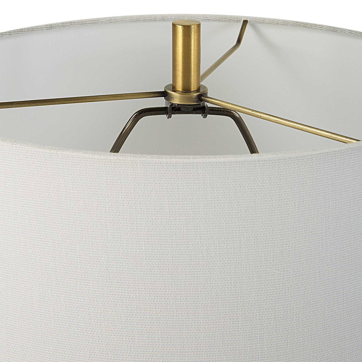 Kaimana Aged Blue Buffet Lamp, by Uttermost, 1'1" width x 2'10" height x 1'1" depth View 7