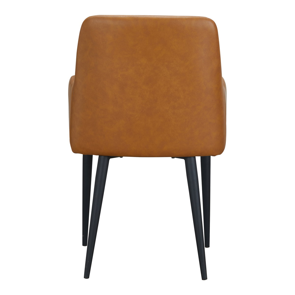 Cantata Dining Chair Tawny Vegan Leather - Set Of Two, by Moe's Home, 22" width x 34.6" height x 23" depth View 7