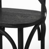 Etienne Low Back 26.25in Seat Counter Stool | Black Wood with Metal, Counter & Bar Stool by Mercana, 20.3" length x 22" width x 41.5" height thumbnail 9