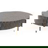 Chameau Small Coffee Table Black And White thumbnail 1