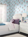 Disney The Little Mermaid Swim Teal Wallpaper, by York Wall, 33' length x 1'8.5" width x 0.02" depth thumbnail 2
