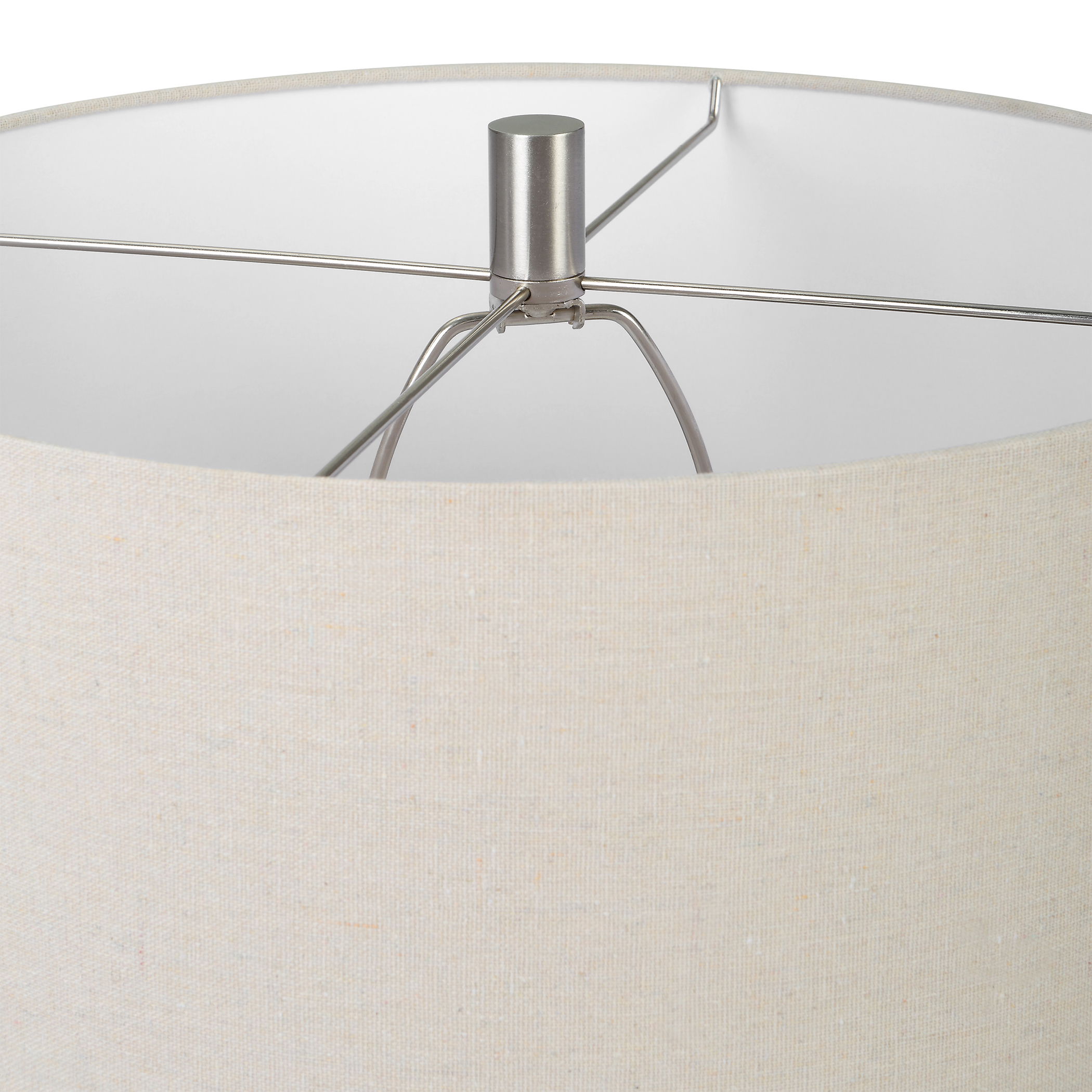 Cyclone Ivory Table Lamp large image 