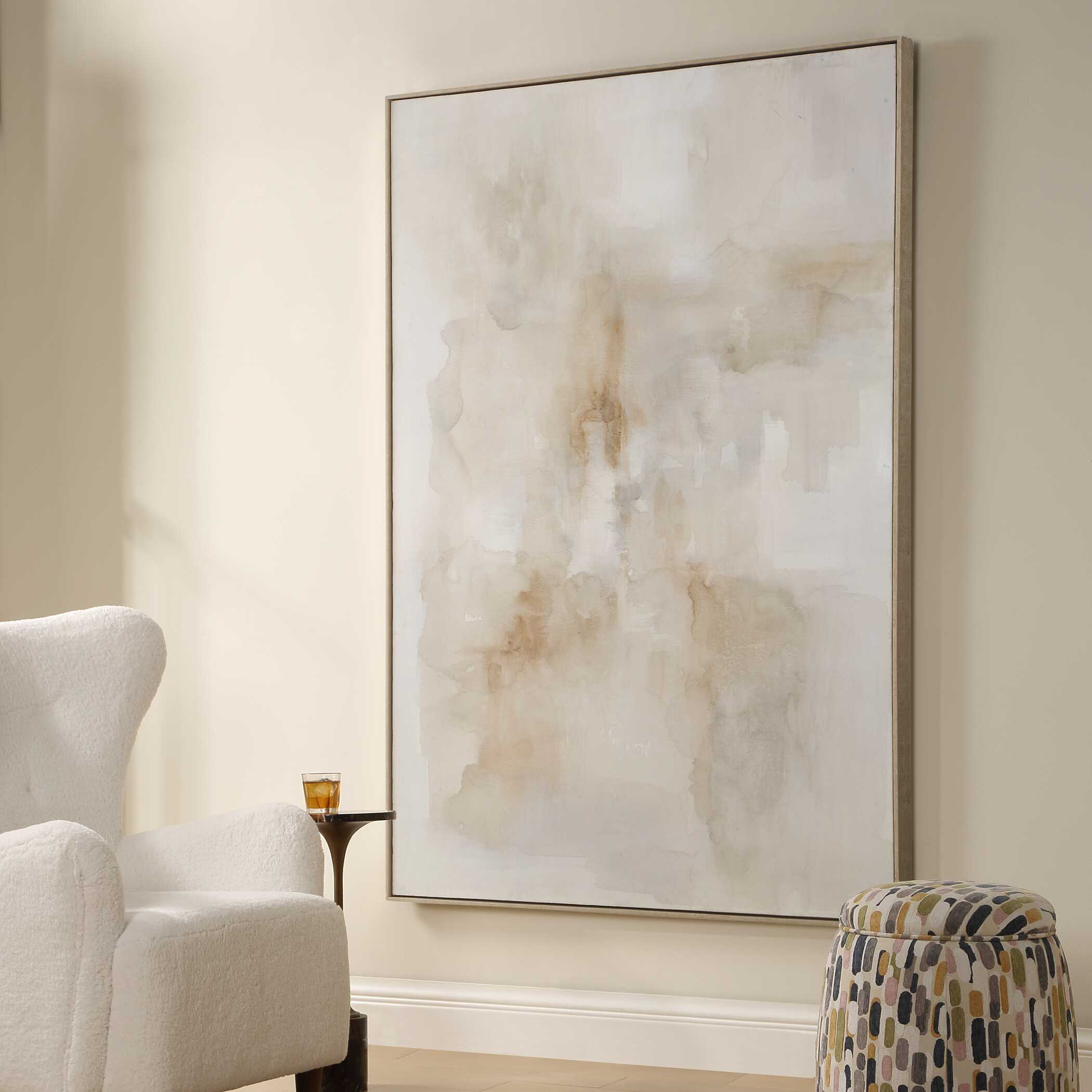 Remedy Hand Painted Modern Canvas, Painting by Uttermost, 49" width x 73" height x 2" depth View 3