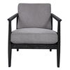 Brunei Modern Gray Accent Chair, Furniture by Uttermost, 28.25" width x 33.5" height x 32.5" depth thumbnail 1