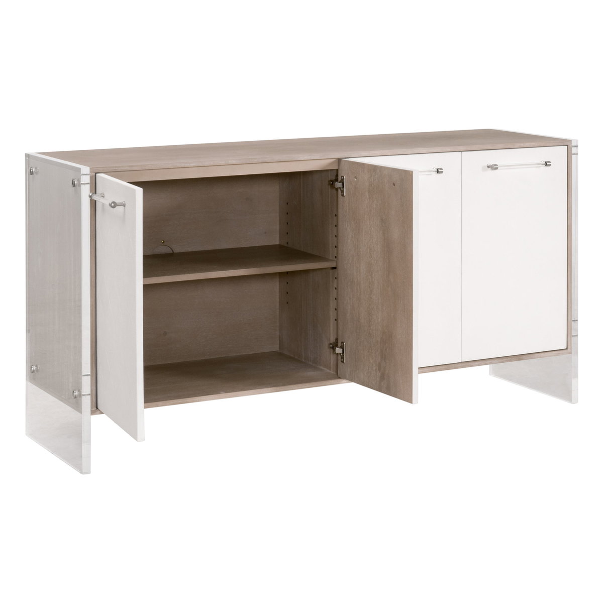Lorin Shagreen Media Sideboard, Cabinets & Sideboard by Essentials for Living, 67" width x 34.5" height x 19" depth View 7