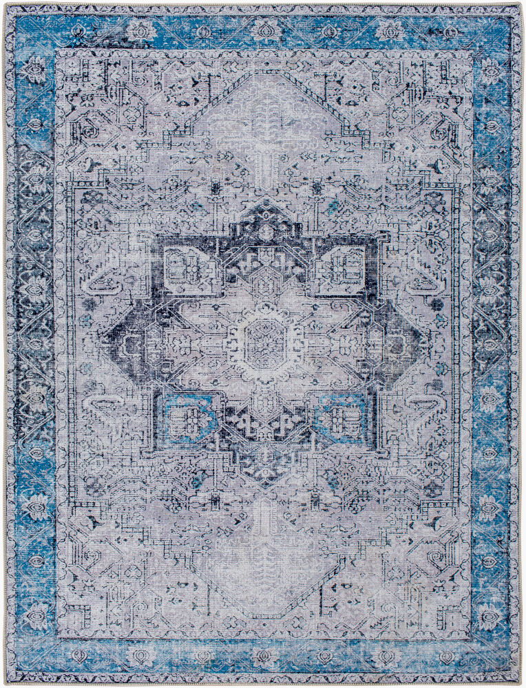 Amelie Machine Woven Rug, by Surya, 1'3.75" length x 1'3.75" width