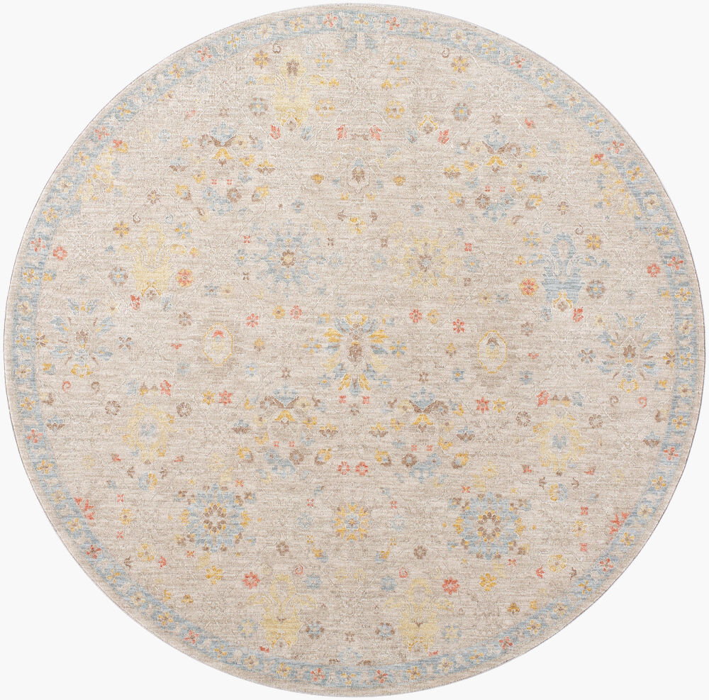 Avant Garde Machine Woven Rug, by Surya, 6'6.74" length x 6'6.74" width