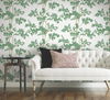 Lunaria Silhouette White & Green Wallpaper thumbnail 1
