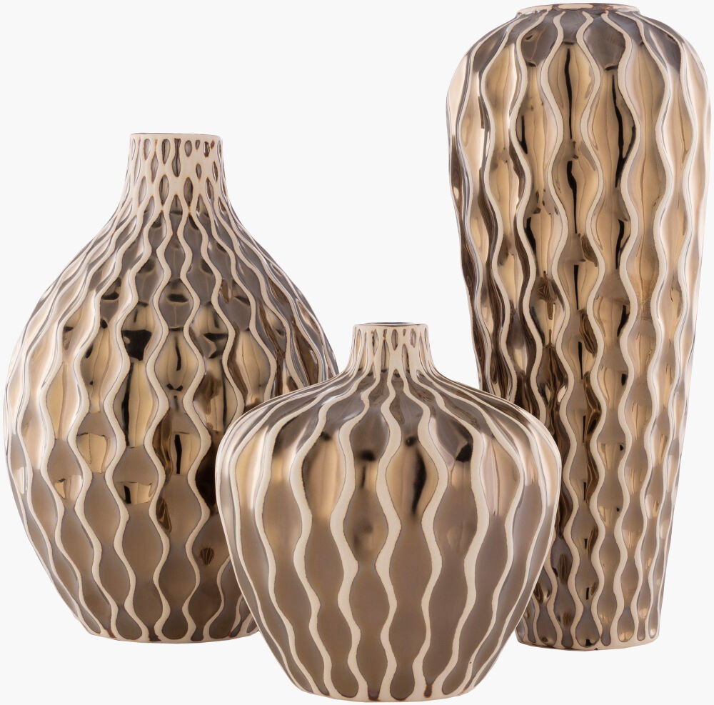 Rockwell Vase, by Surya, 6" width x 15" height