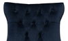 Sophie Side Chair, Blue Velvet, Dining Chair by Sarreid, 20" length x 25" width x 37" height thumbnail 3