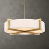 Cresson 4 Light Drum Pendant, by Uttermost, 6.5" height x 30" diameter thumbnail 2