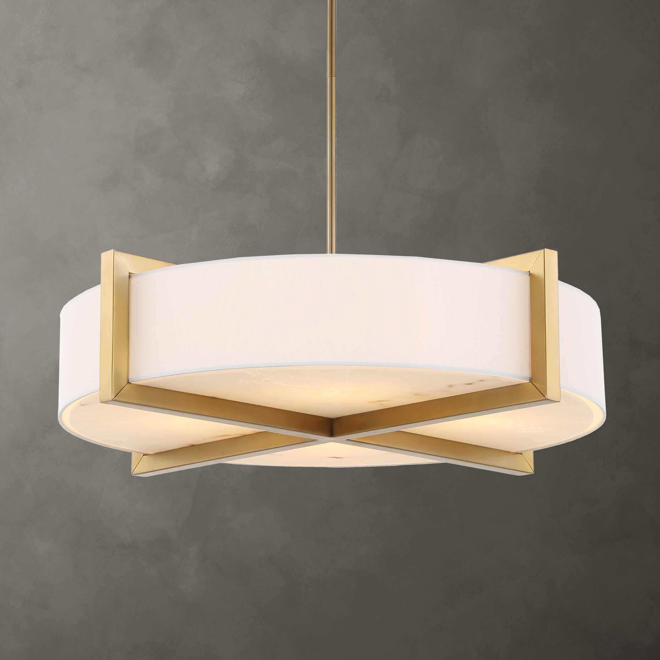 Cresson 4 Light Drum Pendant large image 