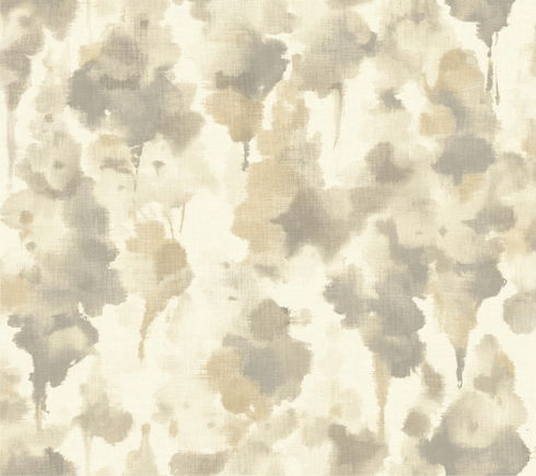 Mirage Dark Taupe & Gold Wallpaper