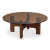 Luke Coffee Table Amber, by Moe's Home, 42" width x 16" height x 42" depth thumbnail 2