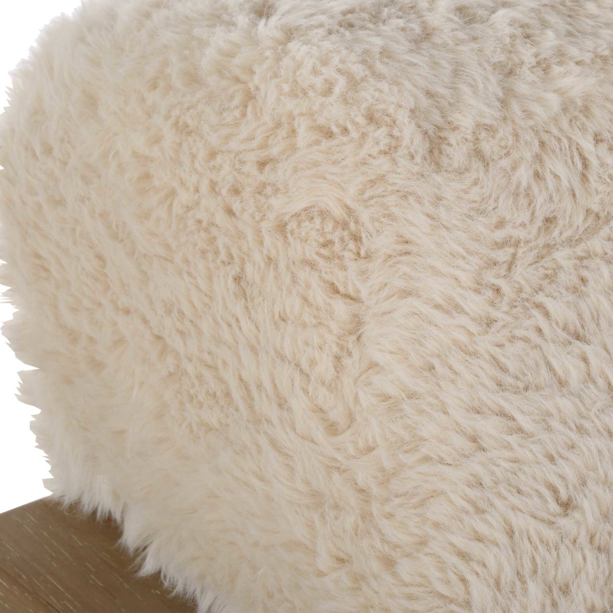 Jackson Sheepskin Accent Chair, by Uttermost, 29" width x 30" height x 36" depth View 9