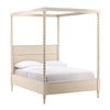 Marcellina Bed Queen Whitewash, by Dovetail, 64.5" width x 90" height x 87.3" depth thumbnail 1