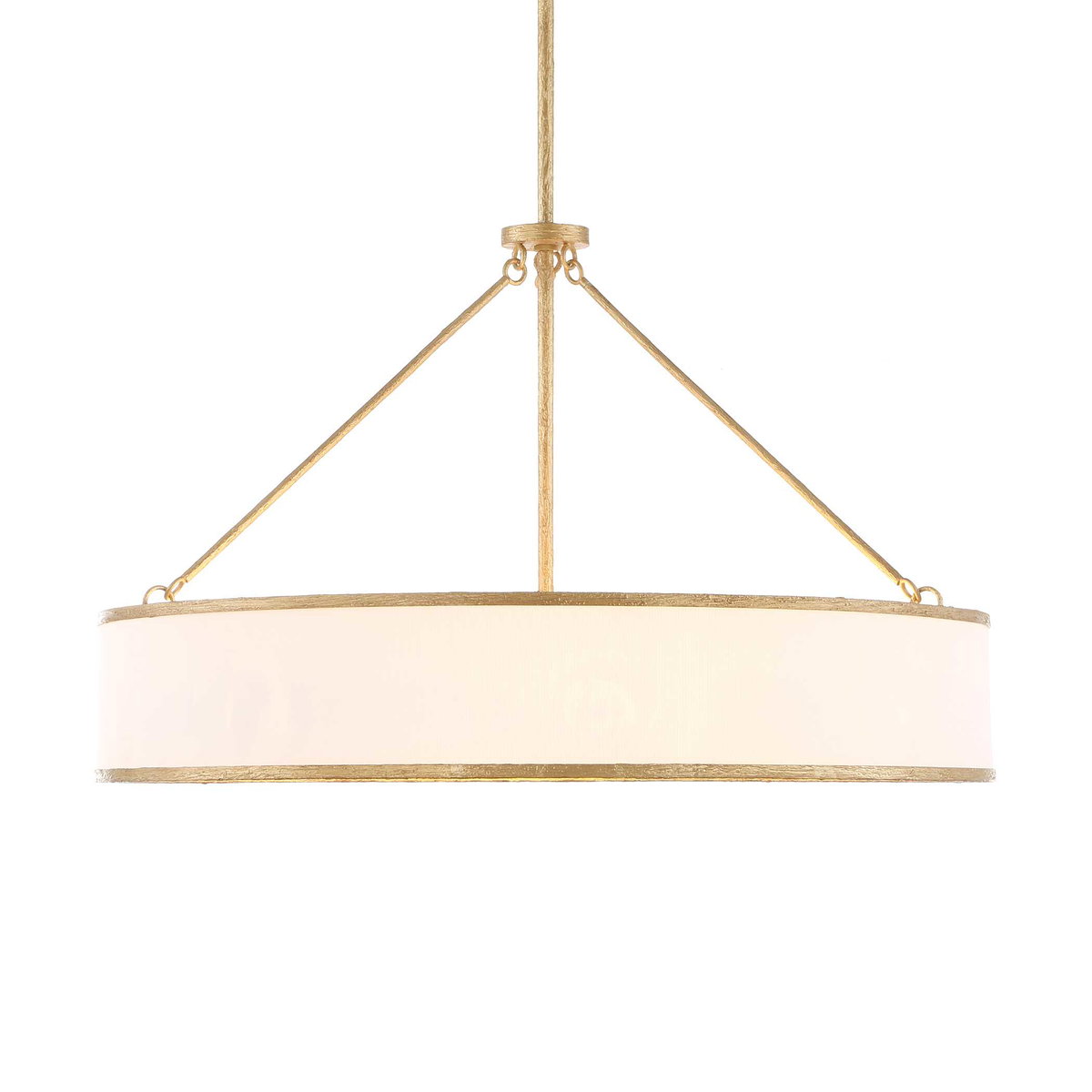 Algiers 8 Light Drum Pendant, by Uttermost, 19" height x 30" diameter View 6