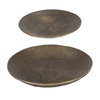 Stratum Round Brass Bowls Set/2, Decorative Tray by Uttermost, 17.5" width x 2.5" height x 17.5" depth thumbnail 3