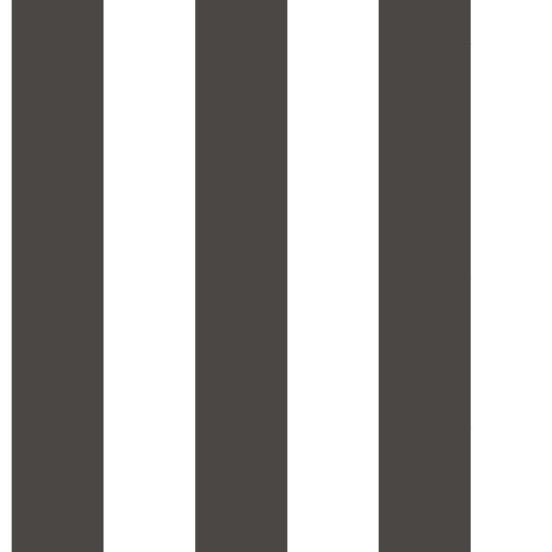 3-in Stripe Black & White Wallpaper large image 