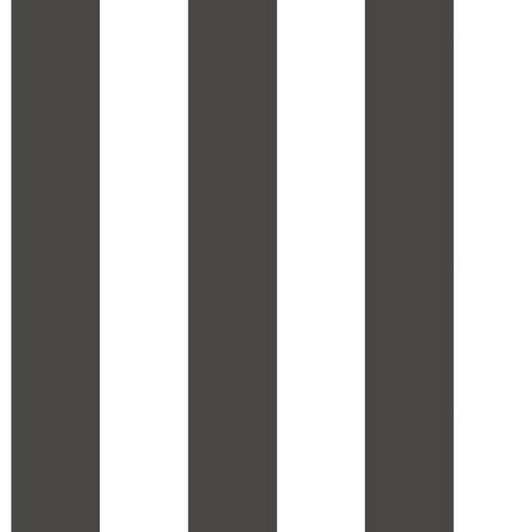 3-in Stripe Black & White Wallpaper