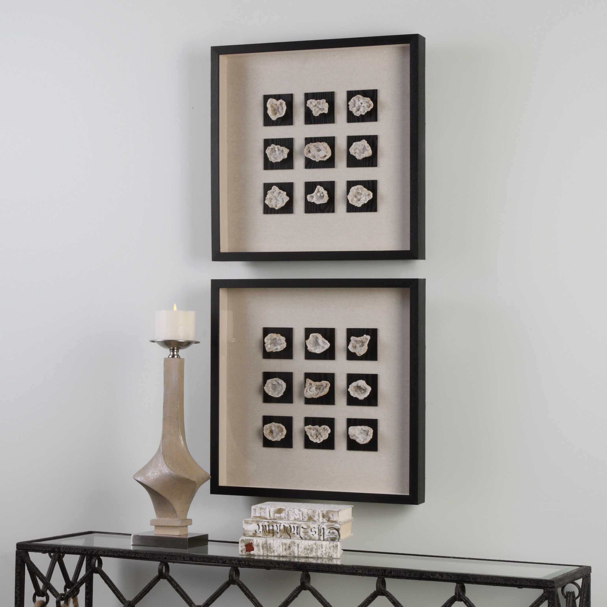 Geode Linen Shadow Box large image 