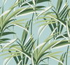 Tropical Paradise Green & Light Blue Wallpaper thumbnail 0