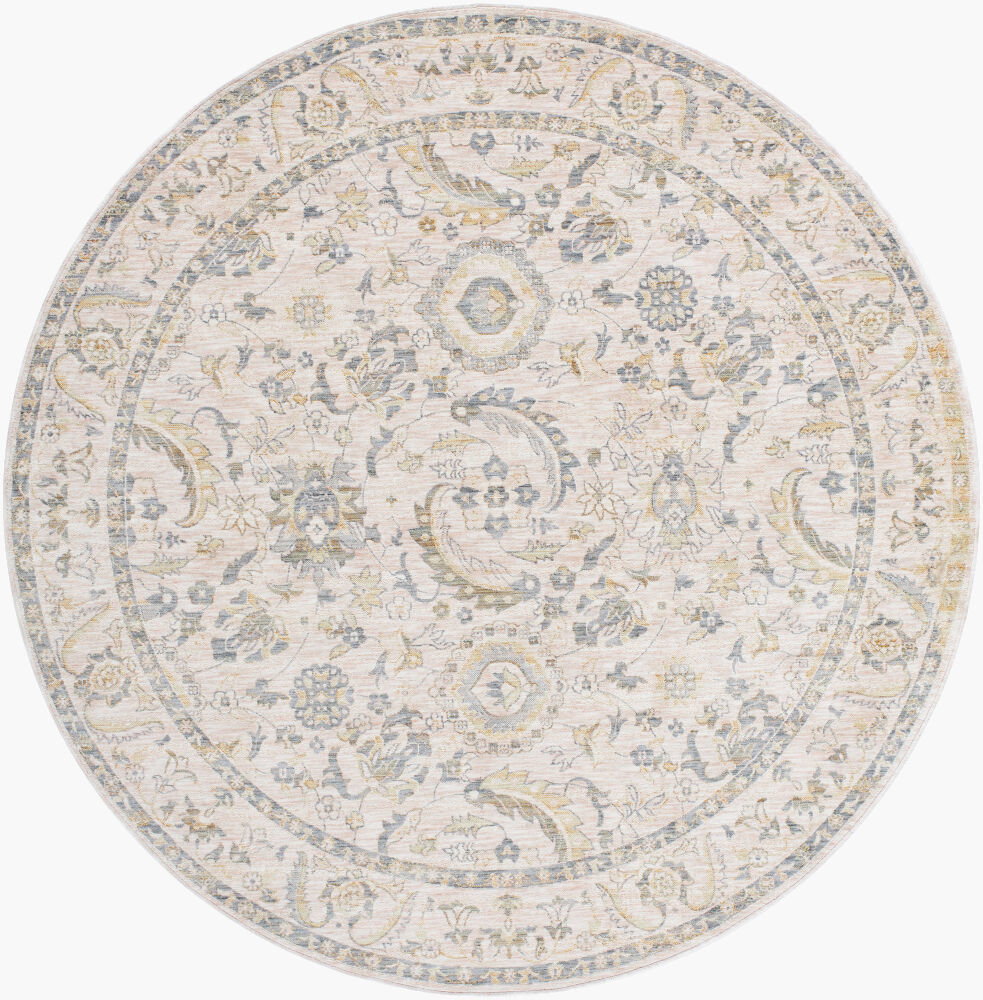 Chicago Machine Woven Rug, by Surya, 6'6.74" length x 6'6.74" width