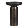 Joppa Dark Bronze Outdoor Accent Table, Outdoor Table by Uttermost, 1'3" width x 1'9" height x 1'3" depth thumbnail 4