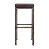 Beck Industrial Bar Stool, Furniture by Uttermost, 18" width x 30" height x 14" depth thumbnail 5